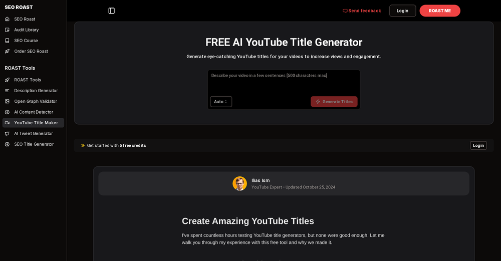 Free ai youtube title generator and 10 other ai alternatives for