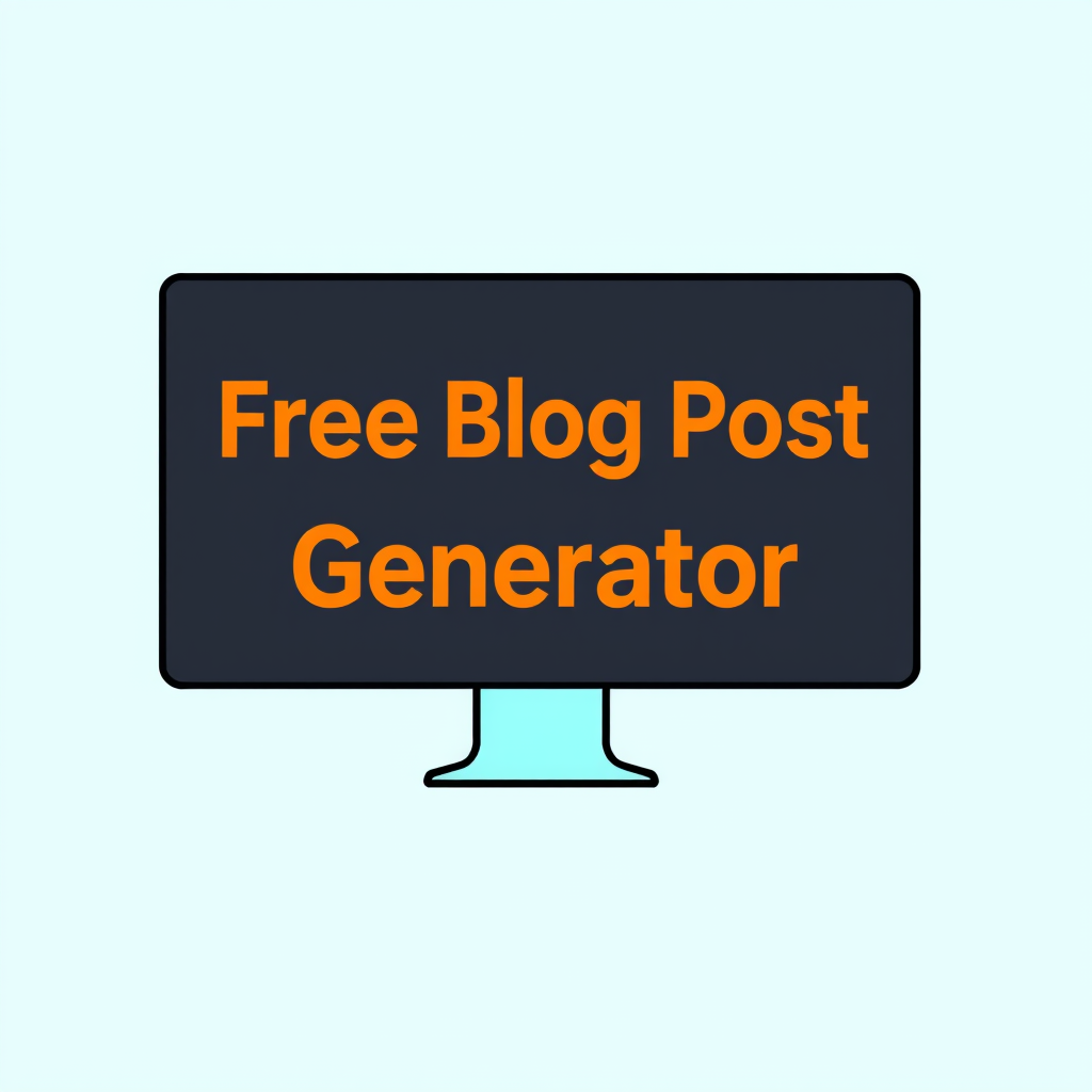 Free Blog Post Generator - (Free, No Signup AI Tool)