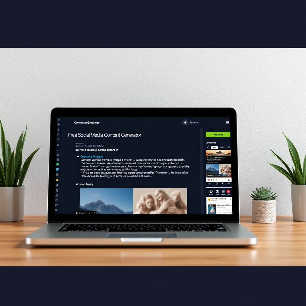 Free Bulk Social Media Content Generators website