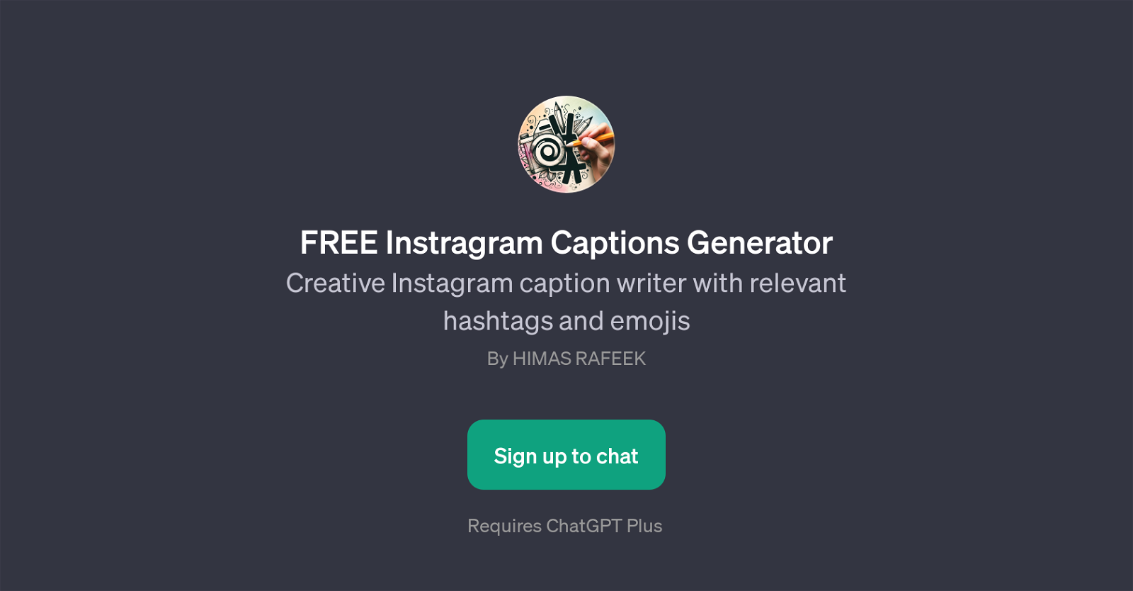 FREE Instagram Captions Generator website