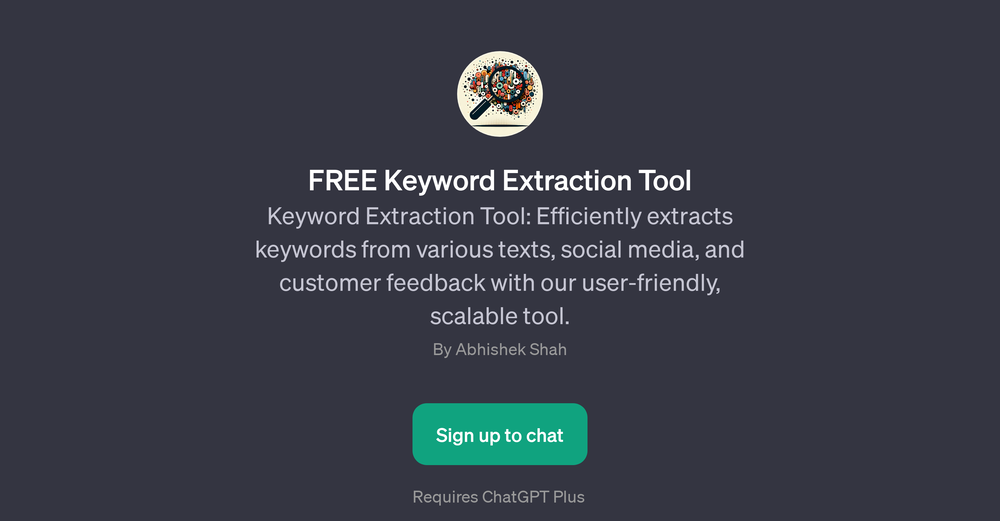 FREE Keyword Extraction Tool website