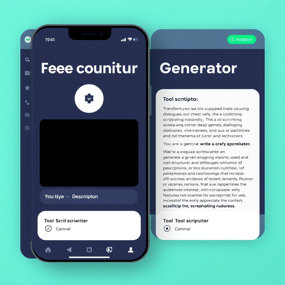 Free Script Writer Generator website