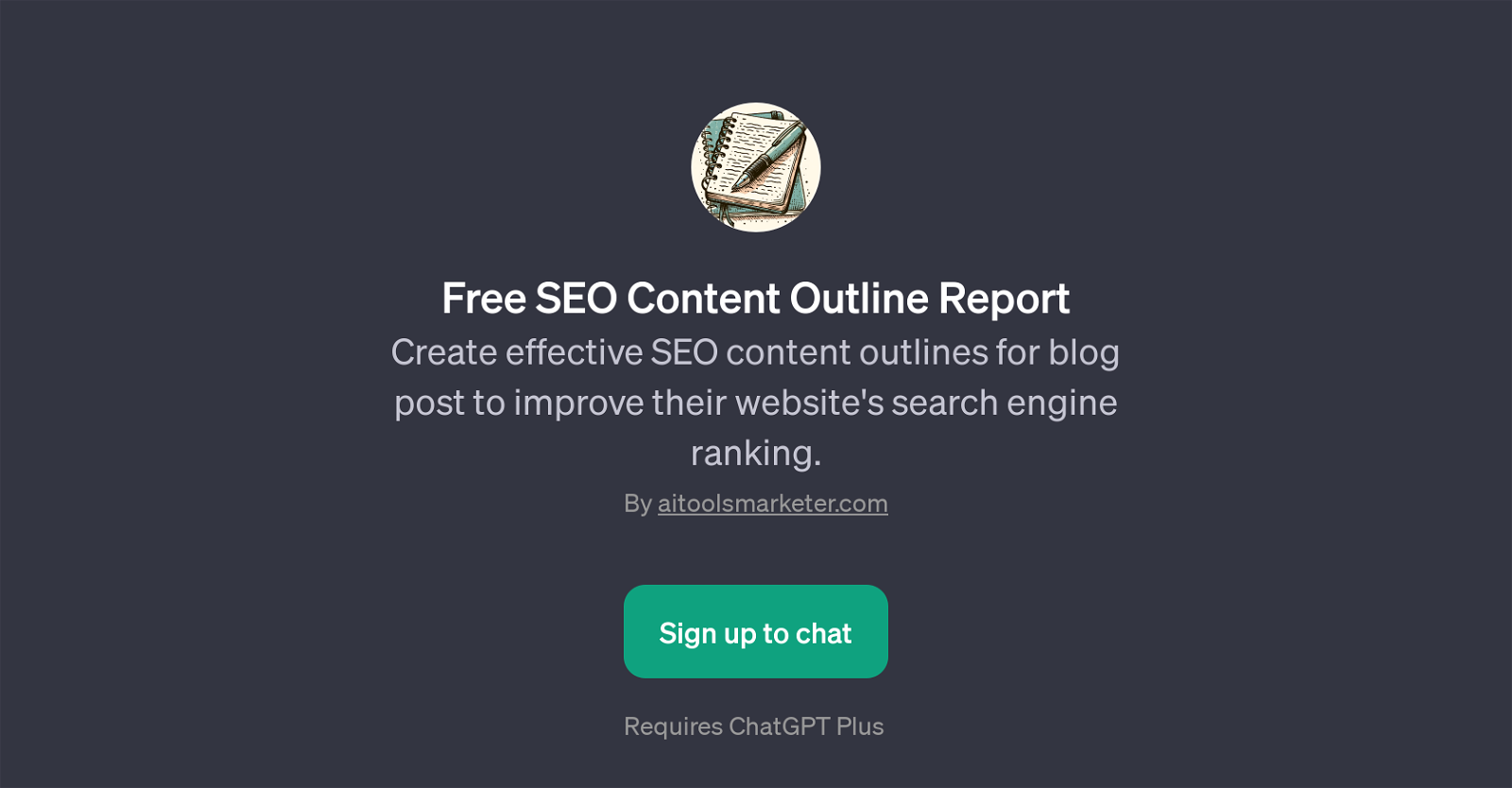 Free SEO Content Outline Report website