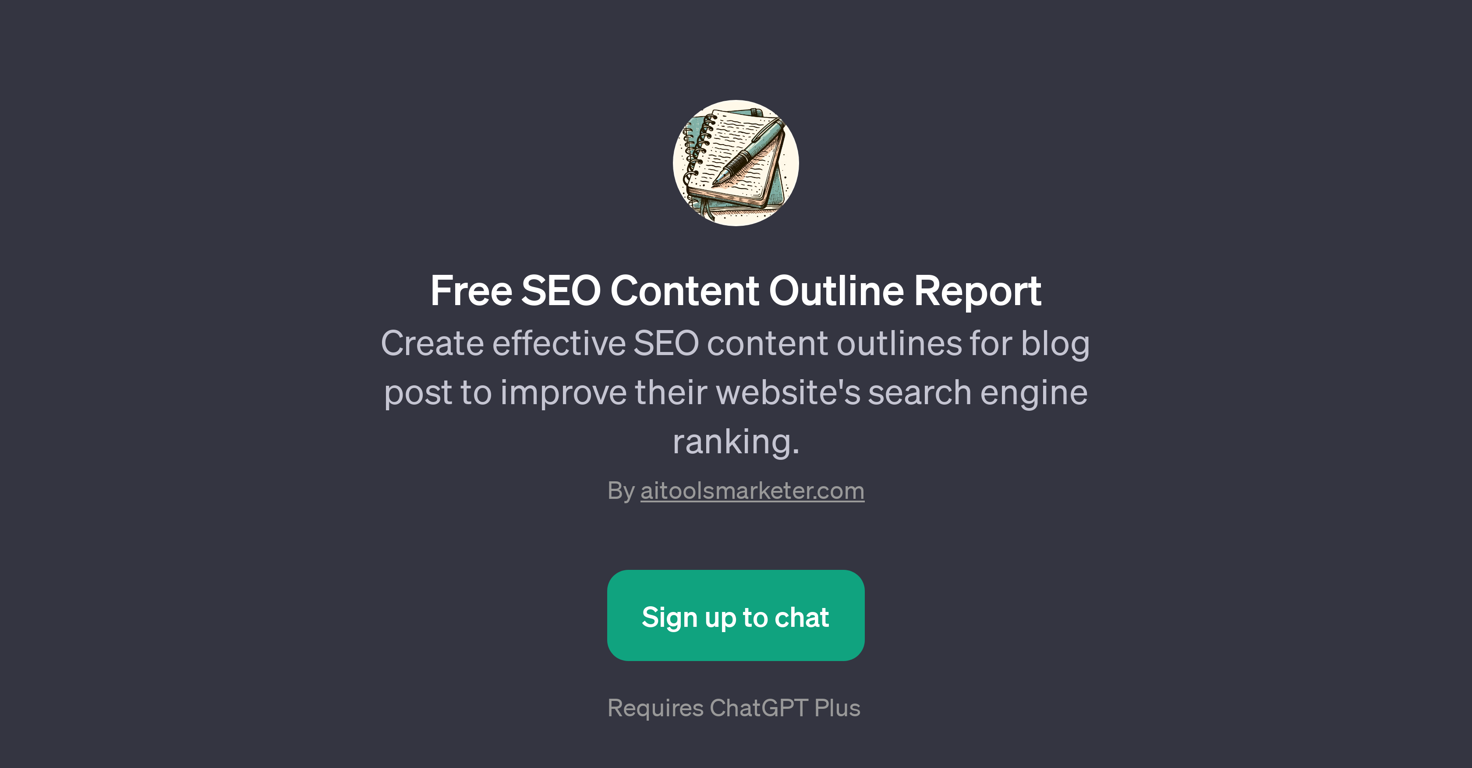 Free SEO Content Outline Report website