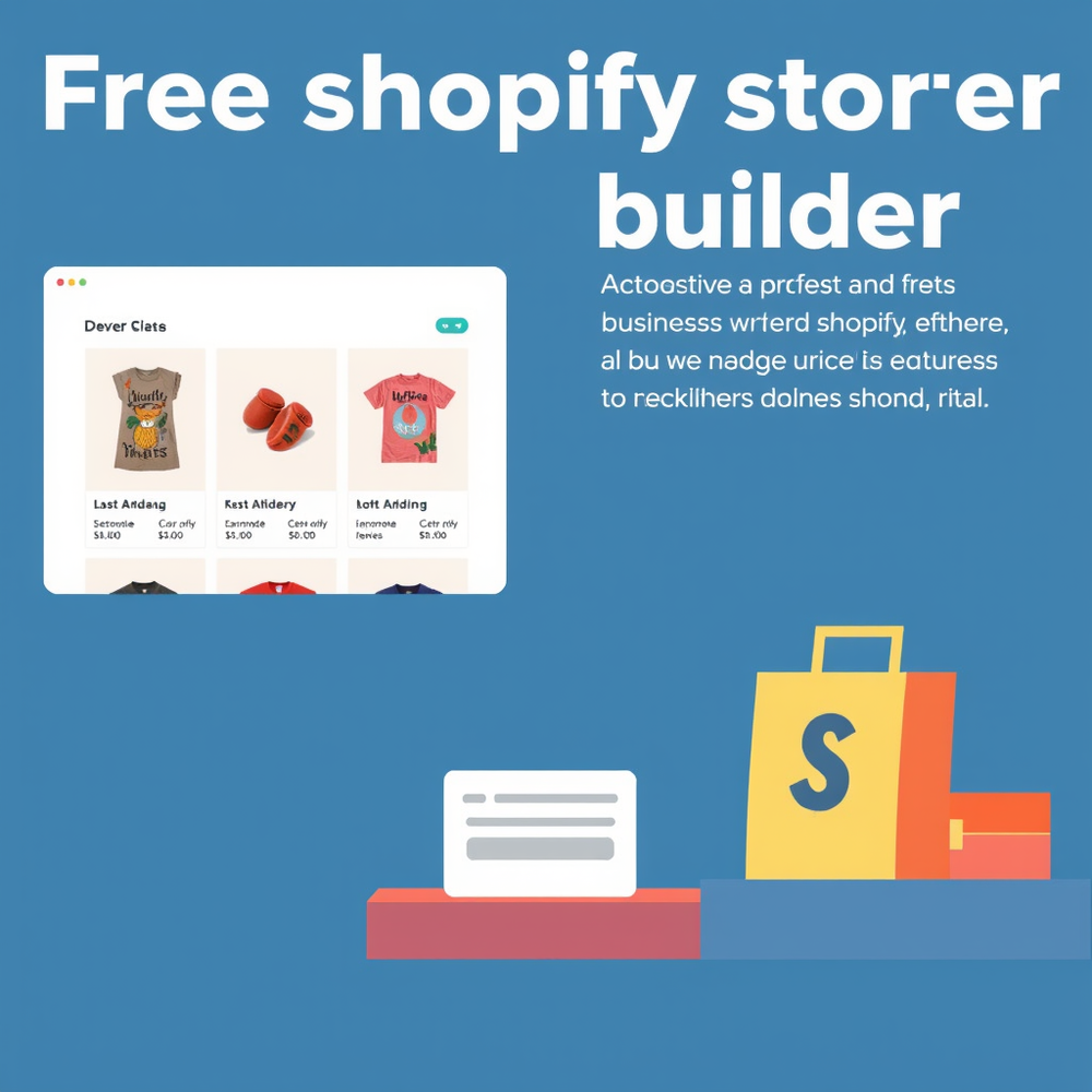 Free shopify store builder website