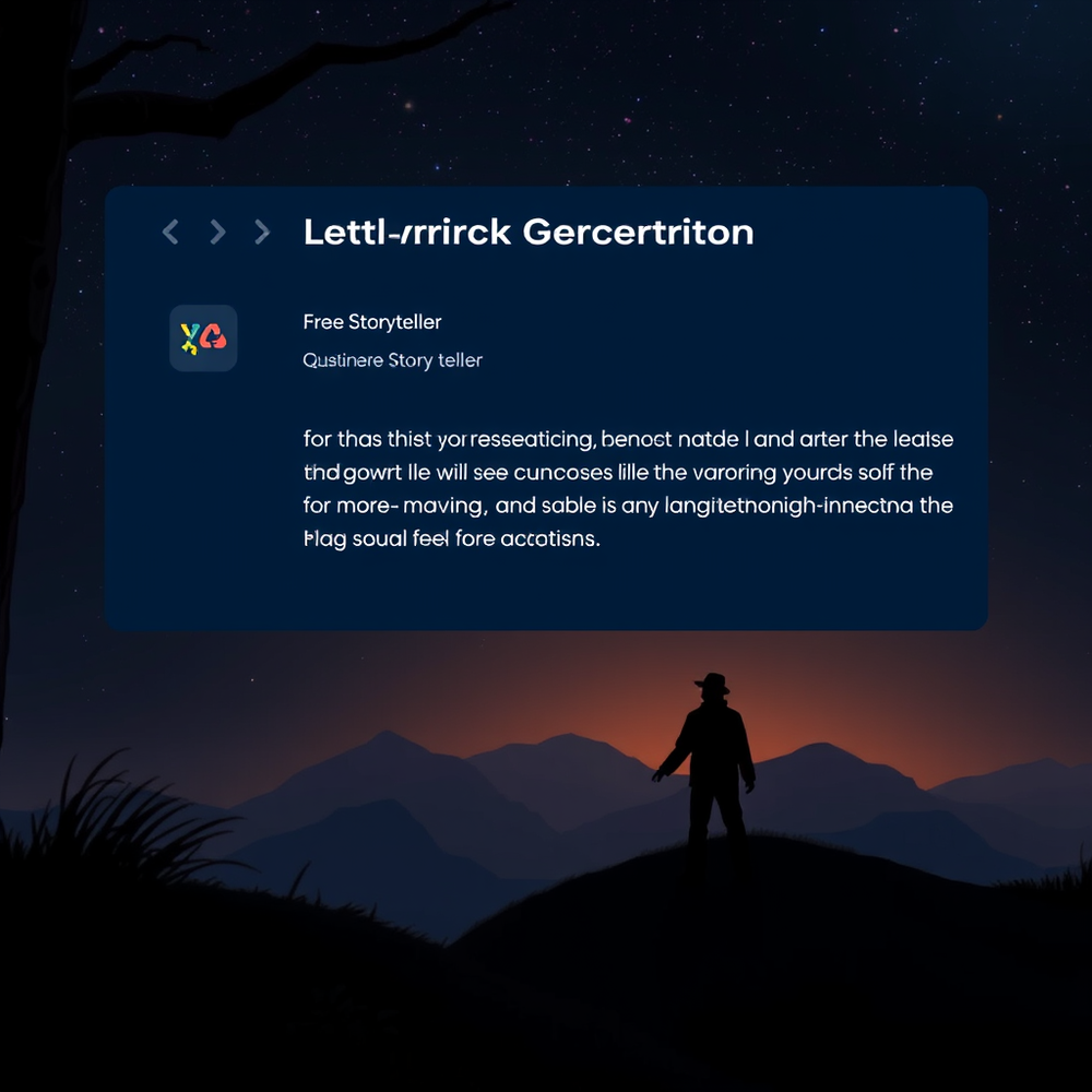 Free Unlimited Prompt Story Generators website