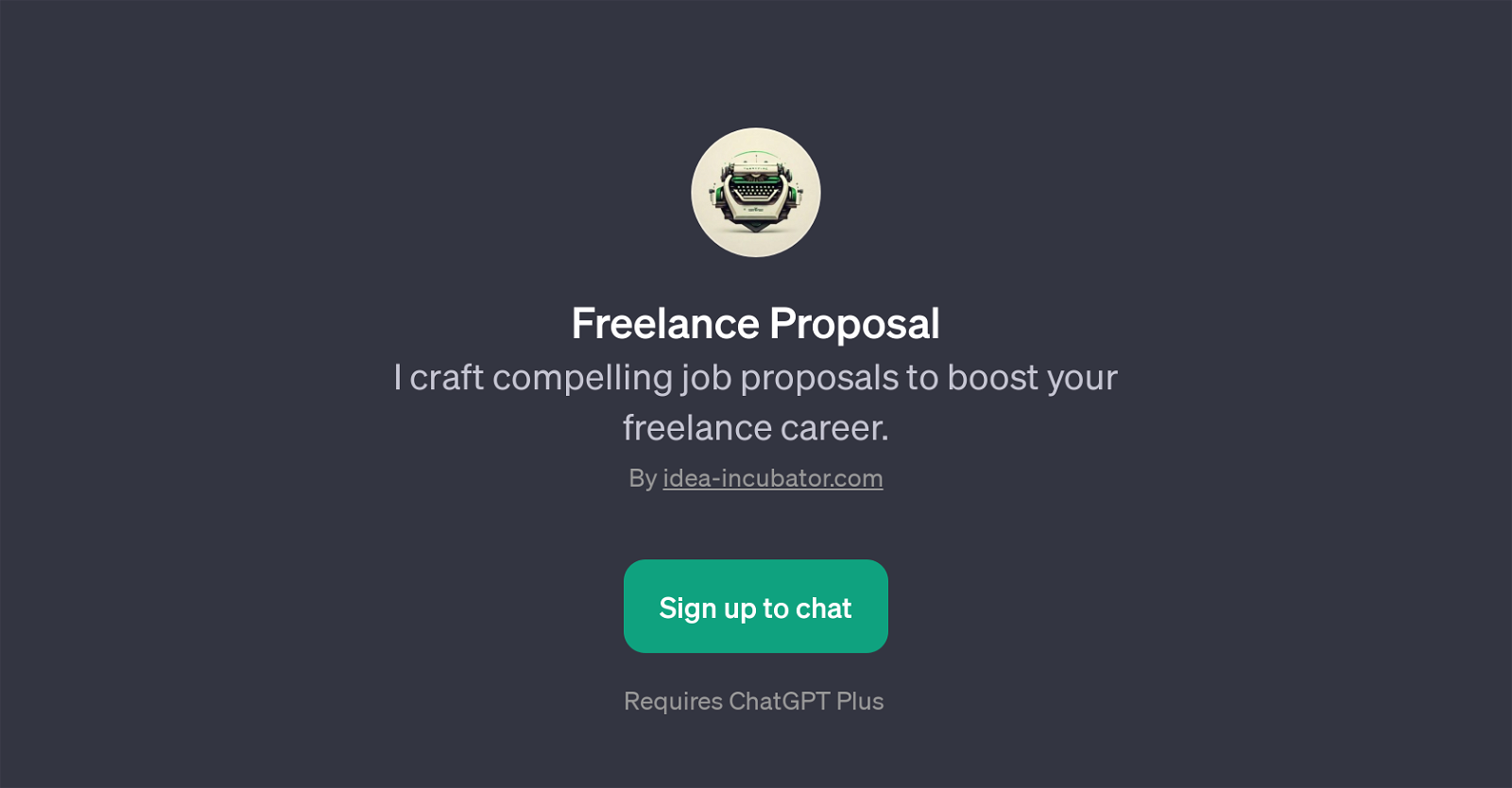 Freelance Proposal GPT website