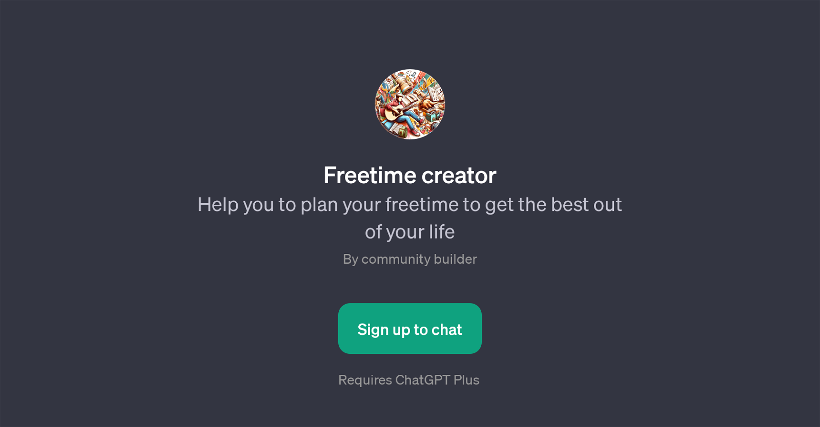 Freetime Creator website