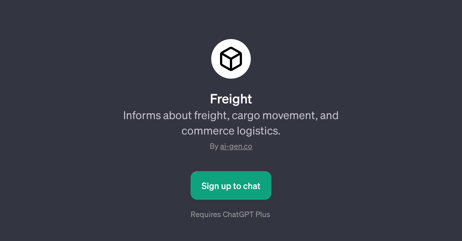 Freight website