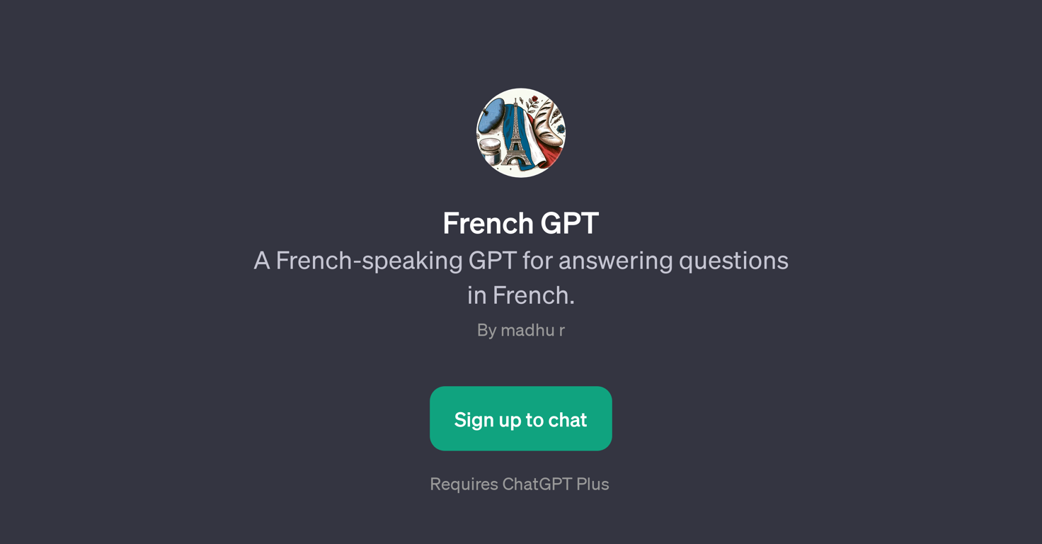 French GPT website