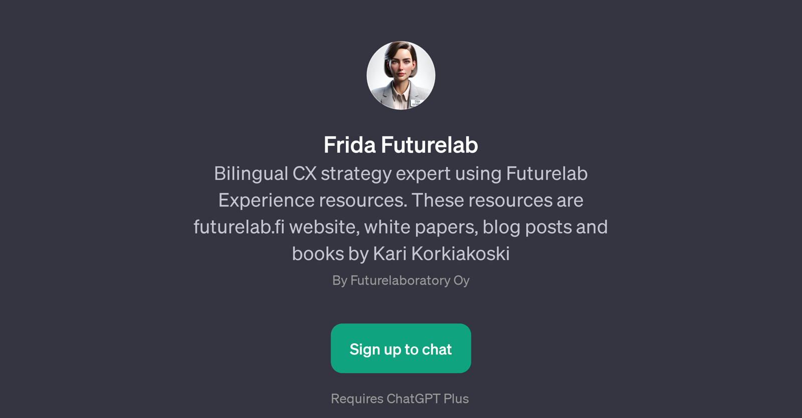 Frida Futurelab website