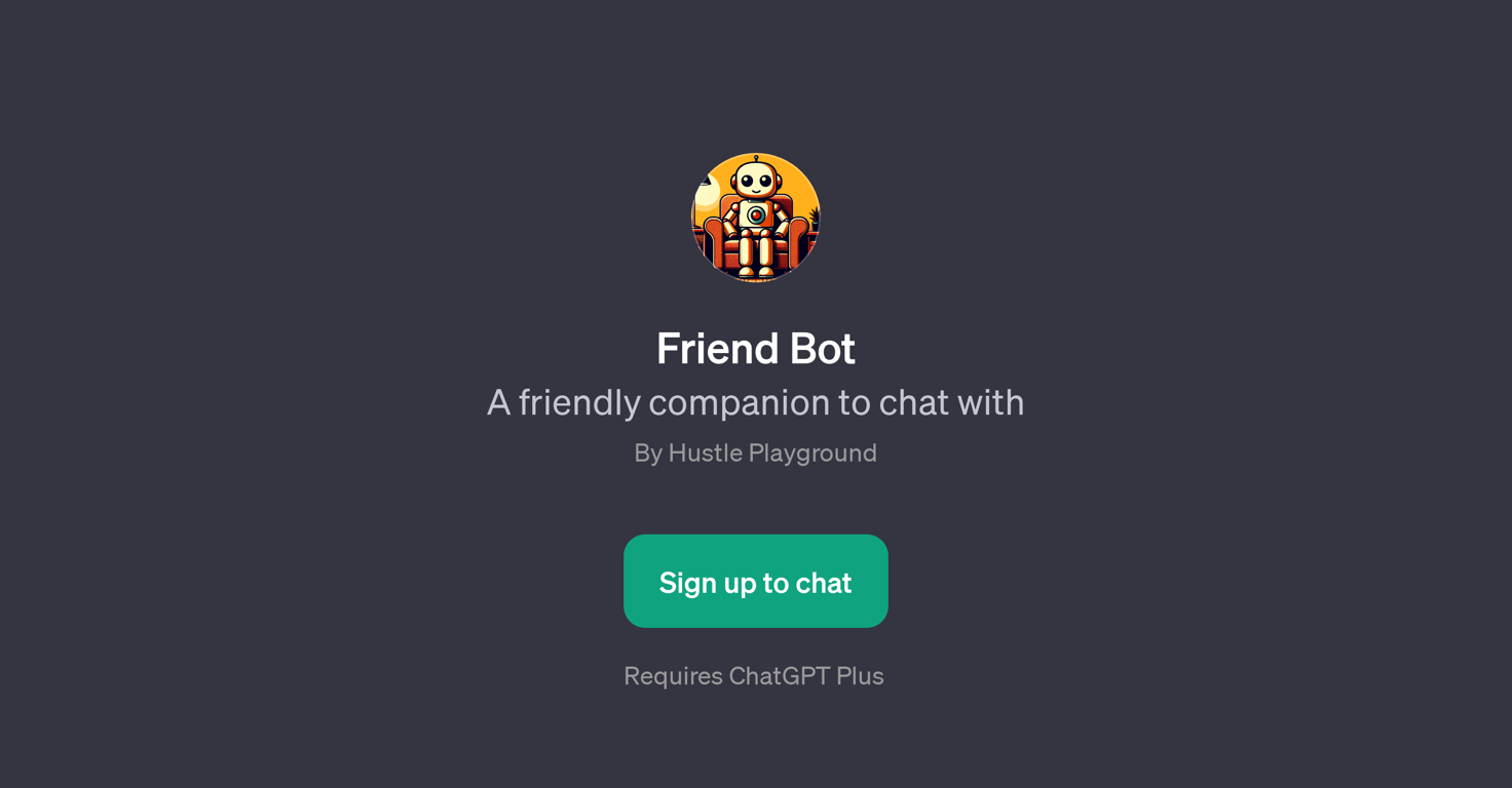 Friend Bot website