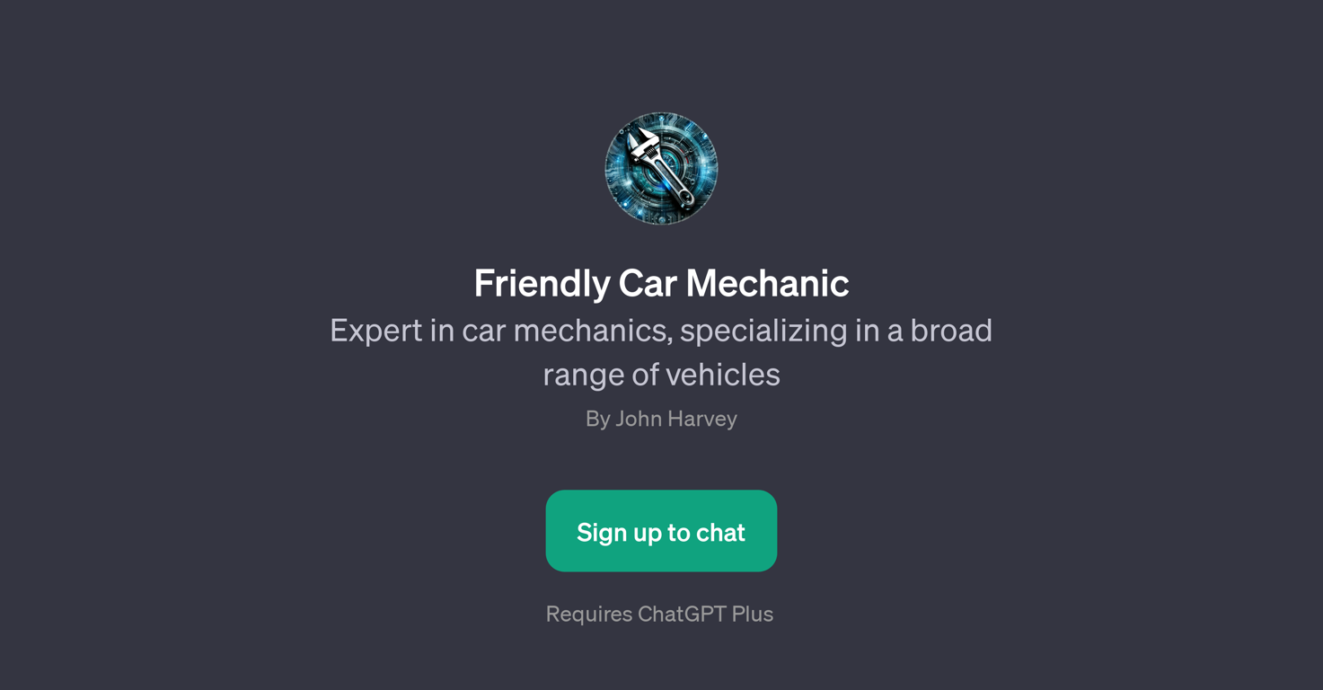 Friendly Car Mechanic website