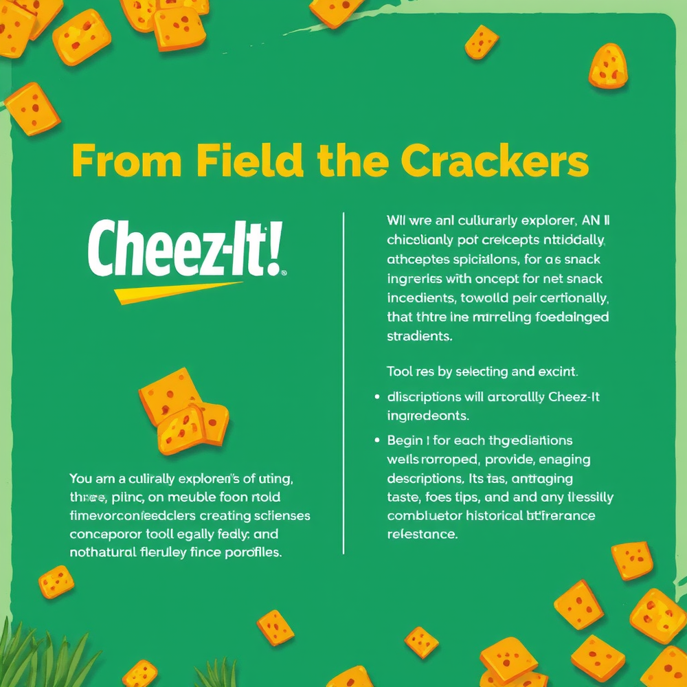 From Field to Cracker: Foraging for Cheez-It Flavors website