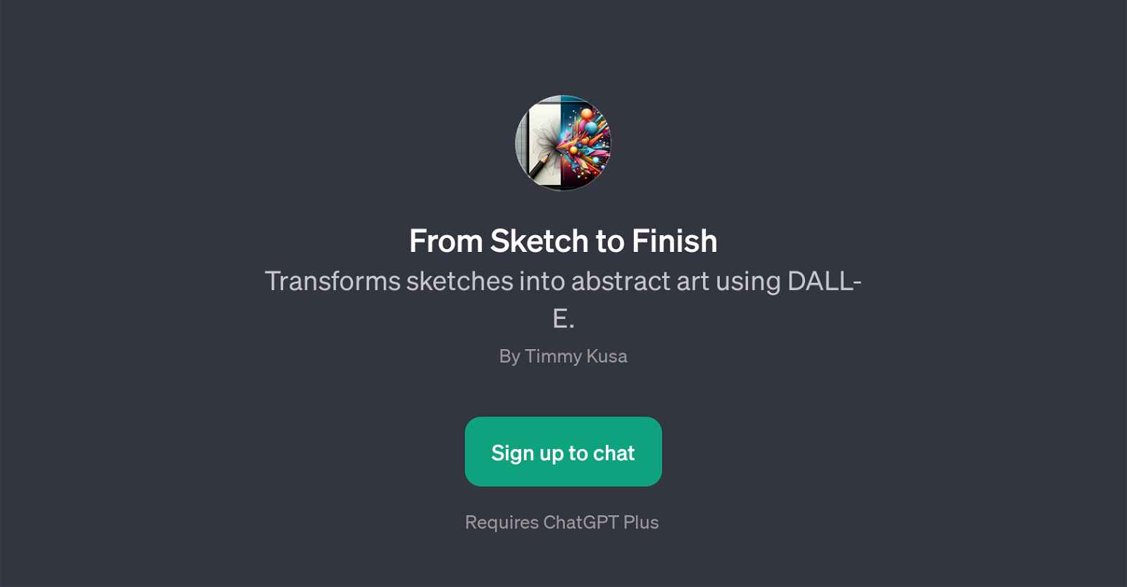 From Sketch to Finish website