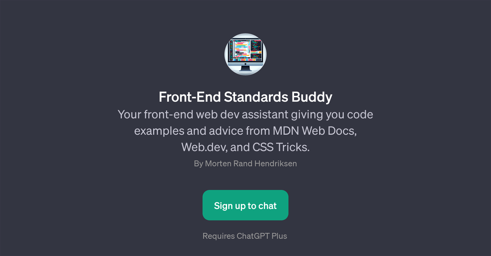 Front-End Standards Buddy website