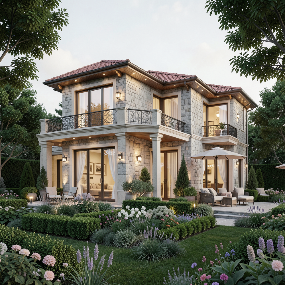 Front of a Villa website