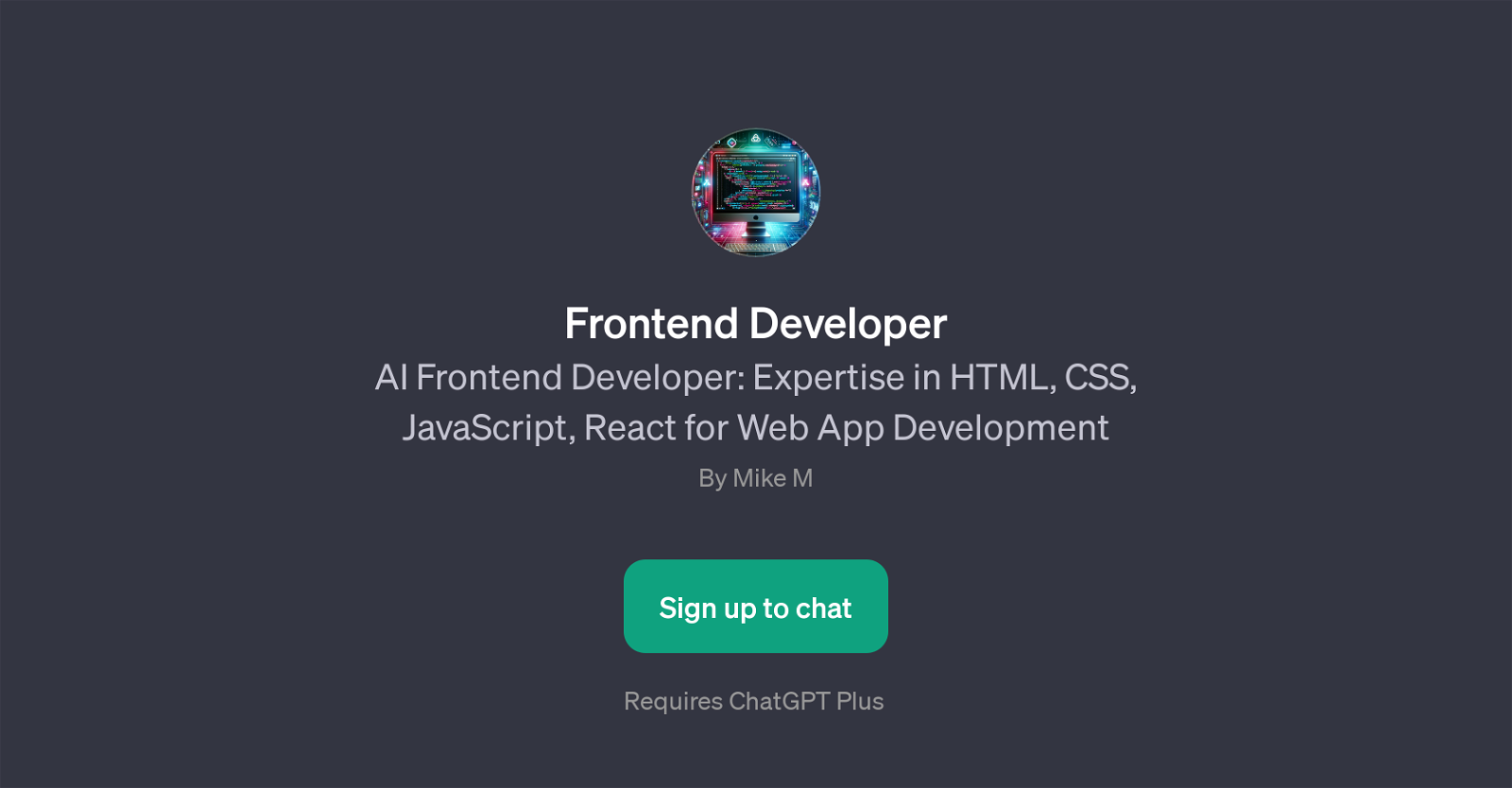 Frontend Developer website