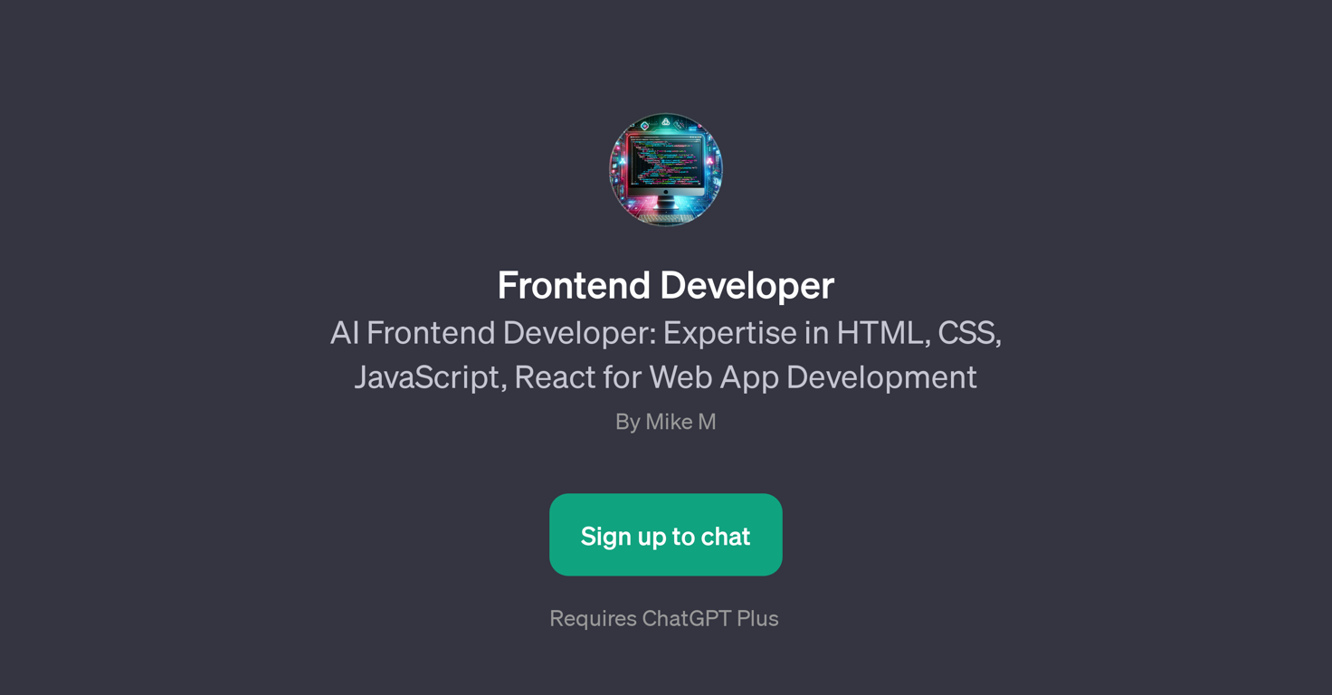 Frontend Developer website