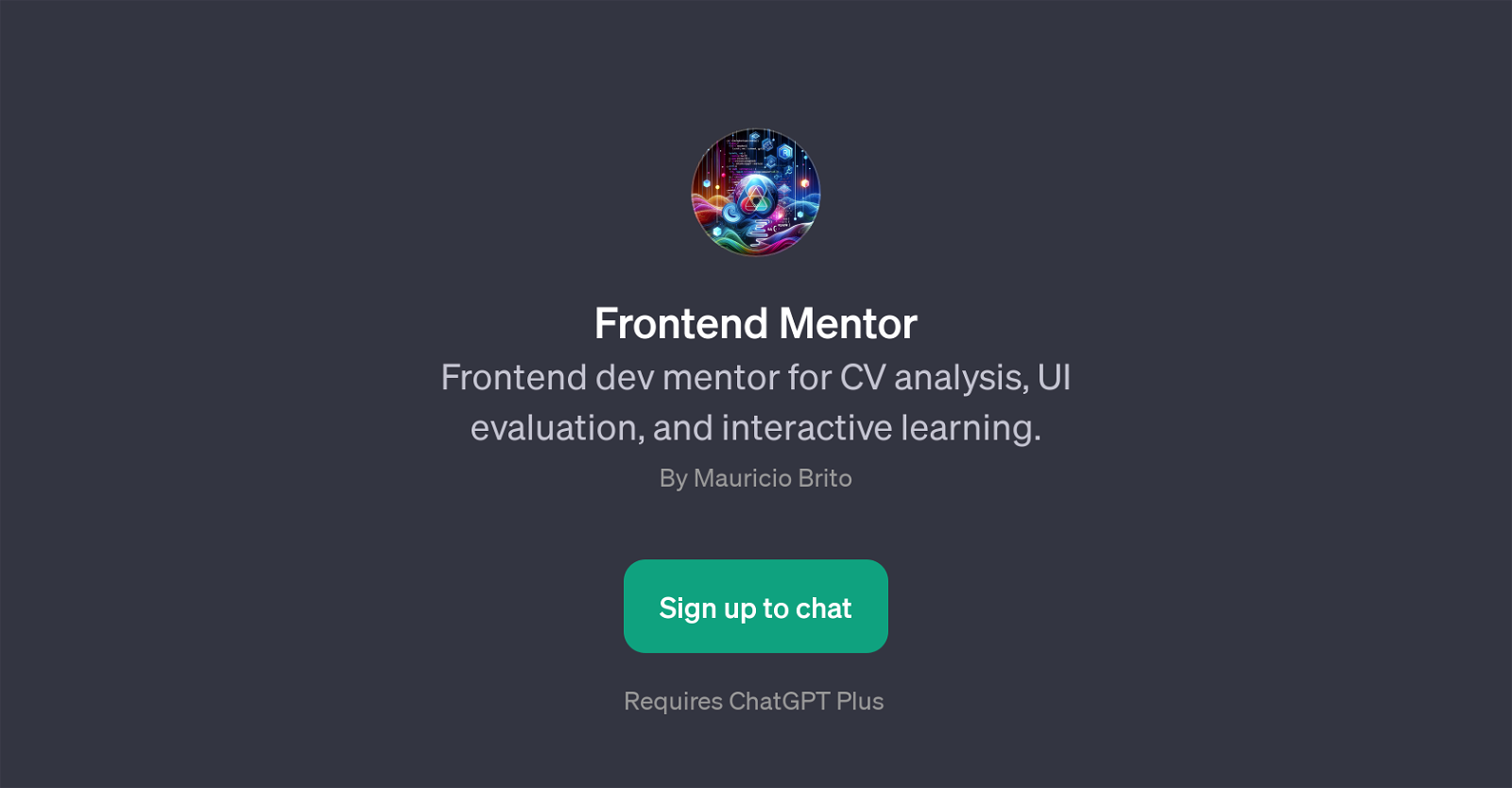 Frontend Mentor website
