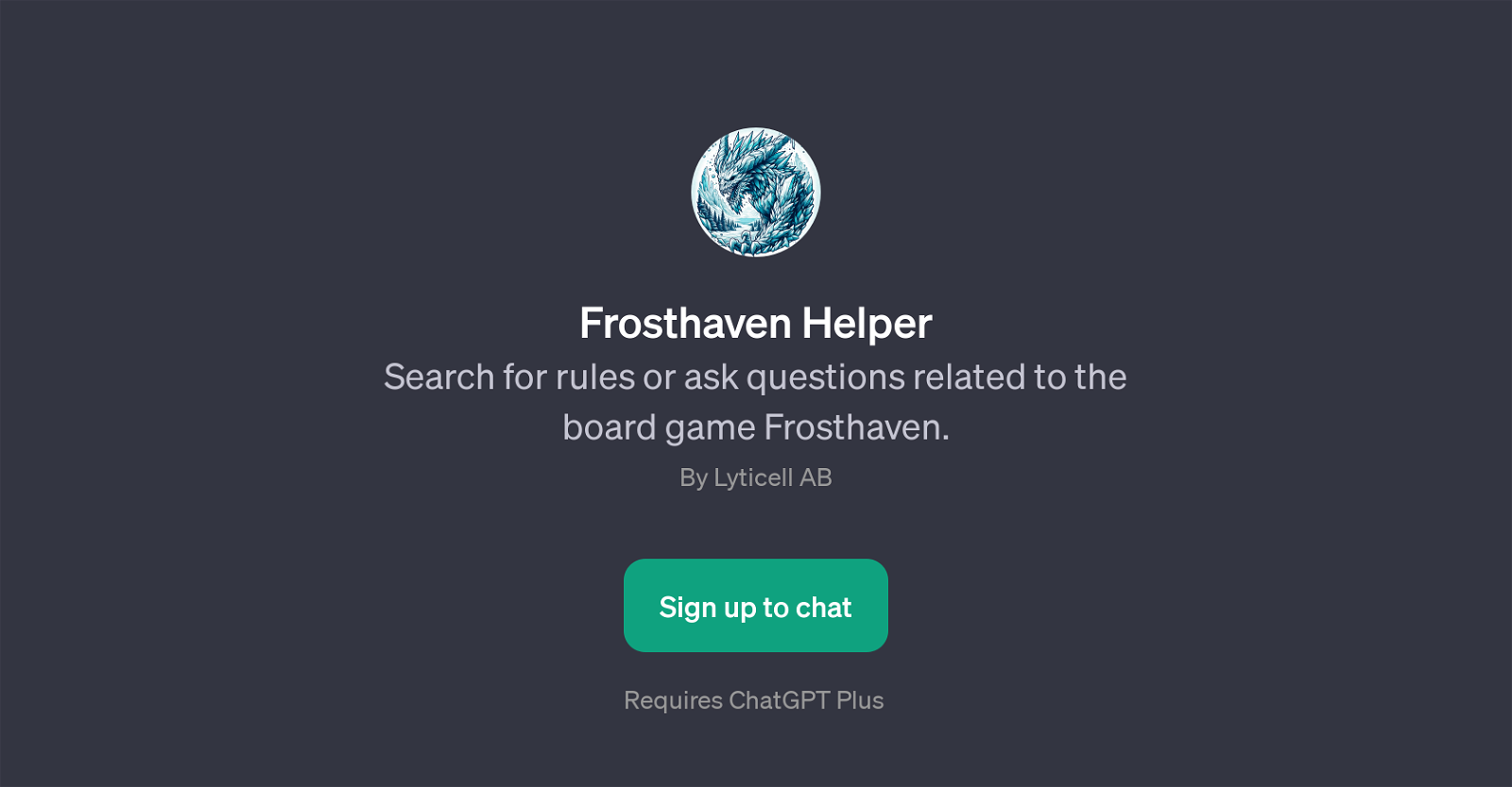 Frosthaven Helper website