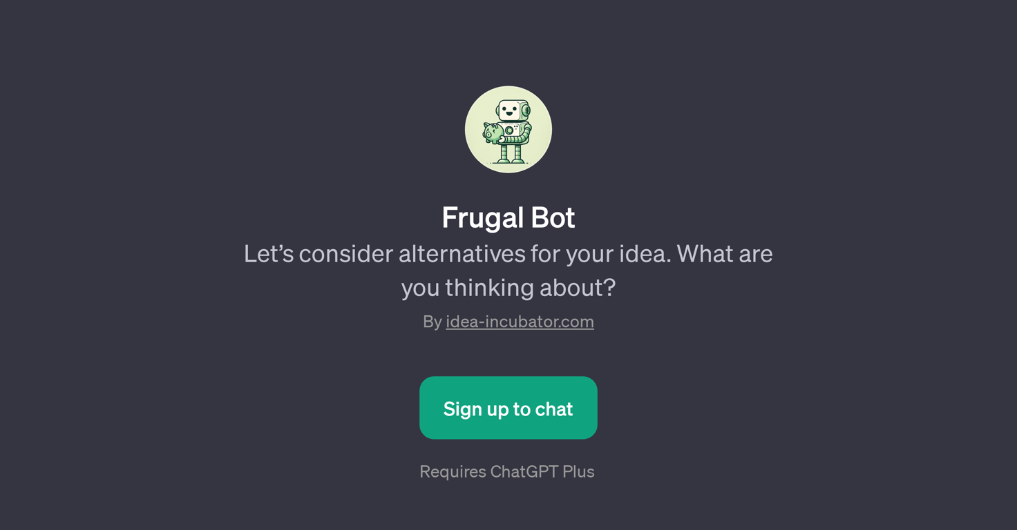 Frugal Bot website