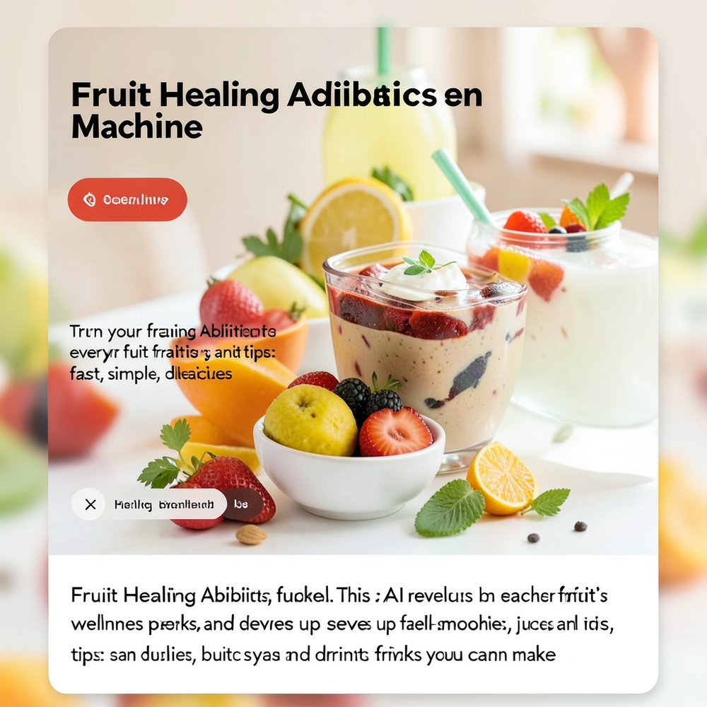 Fruit Healing Abilities Machine website