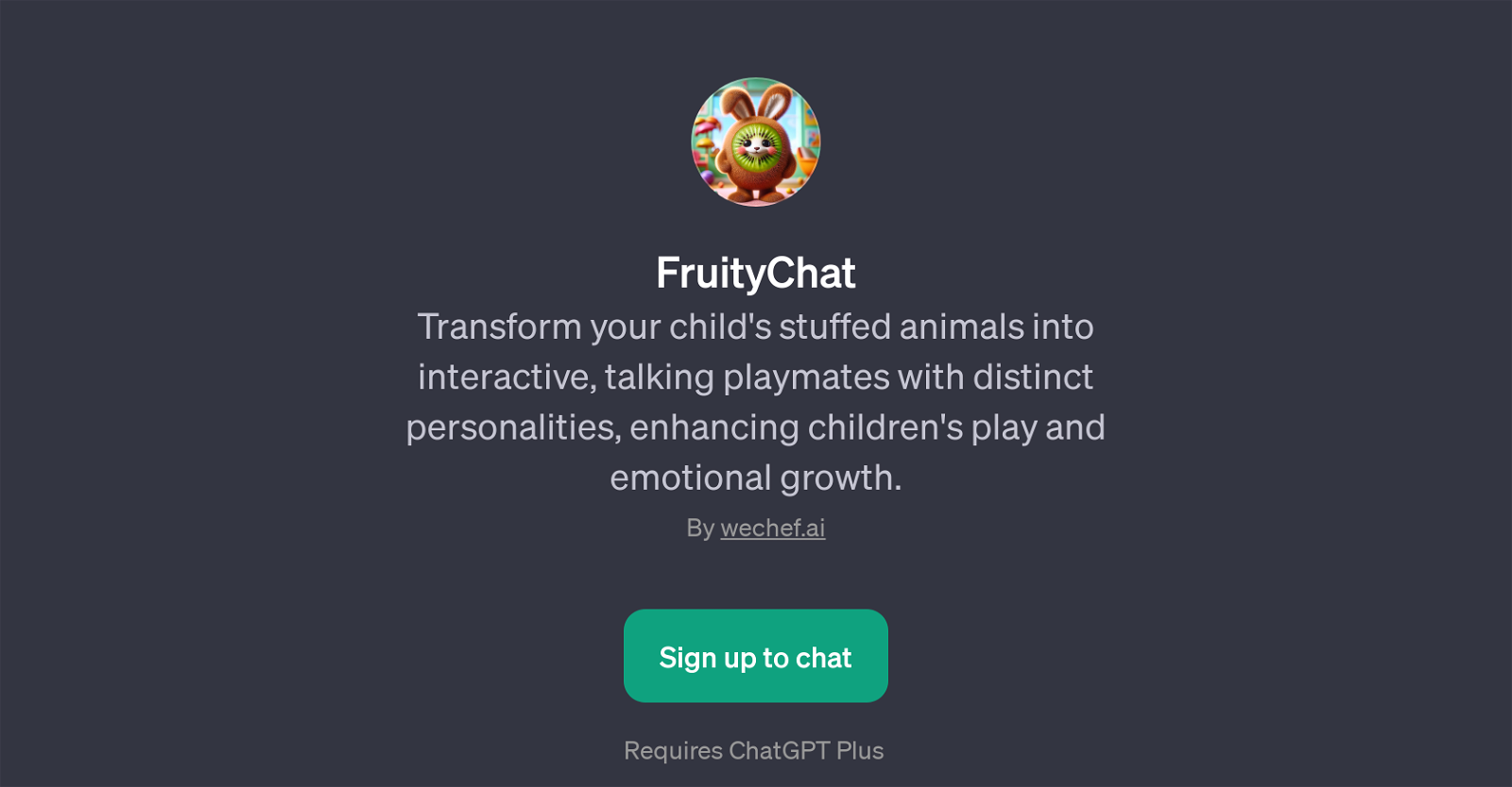 FruityChat GPT website