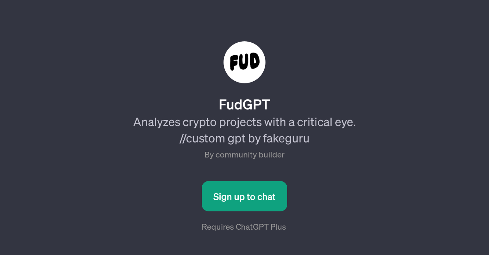 FudGPT website
