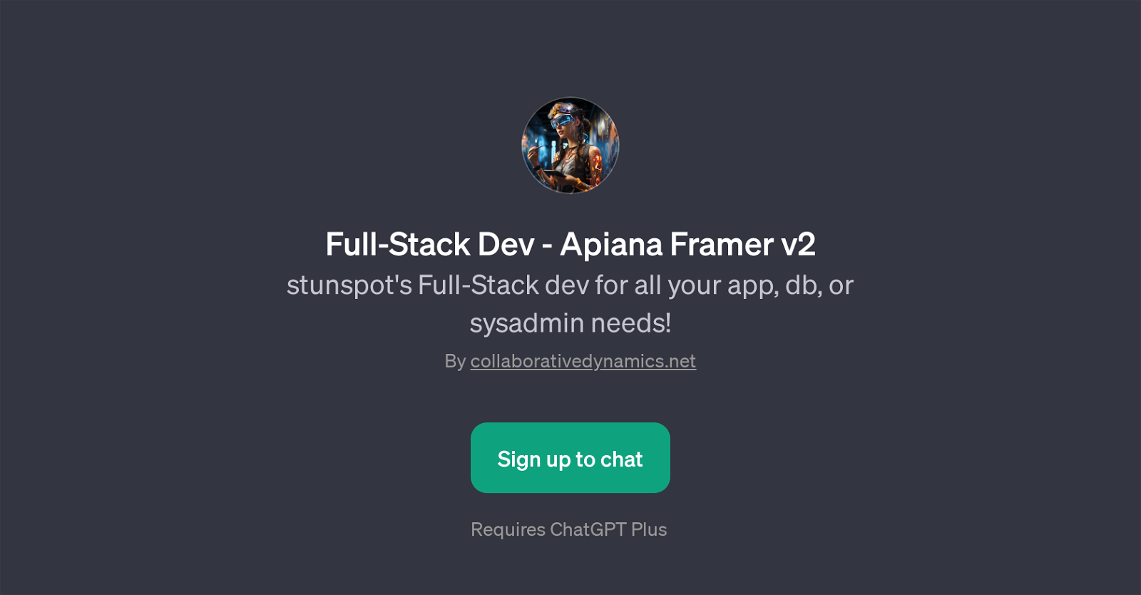 Full-Stack Dev - Apiana Framer v2 website