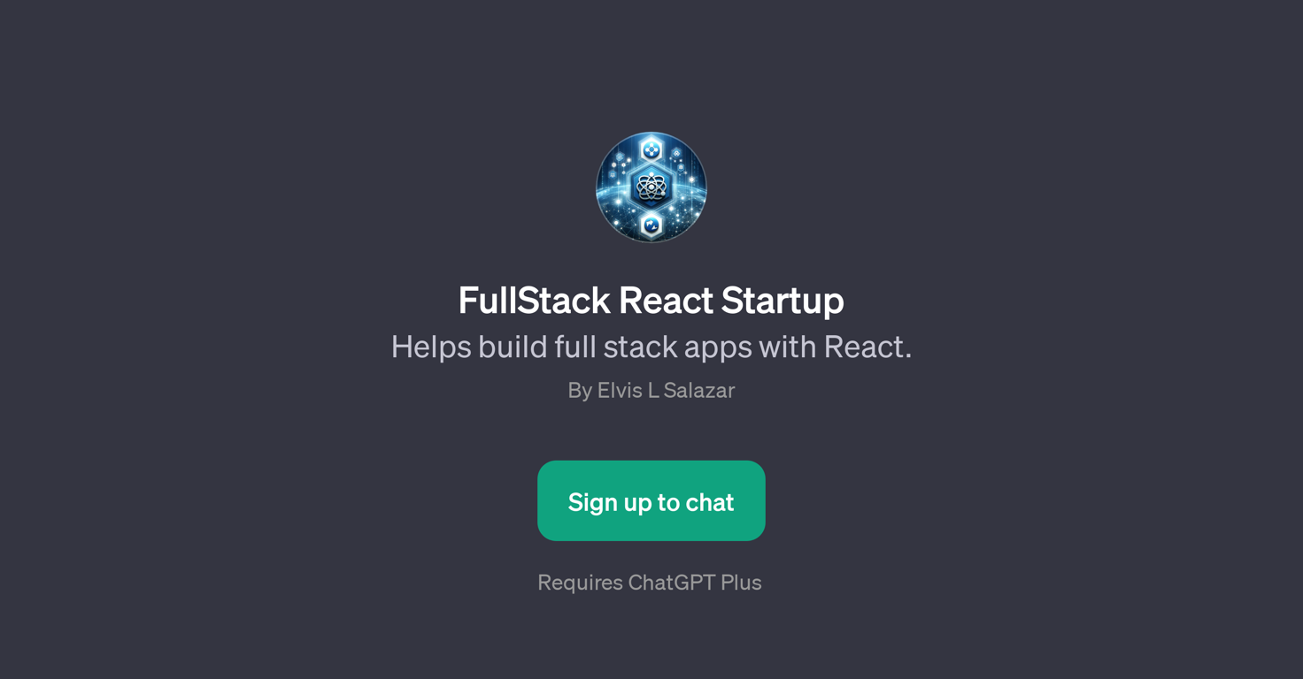FullStack React Startup website