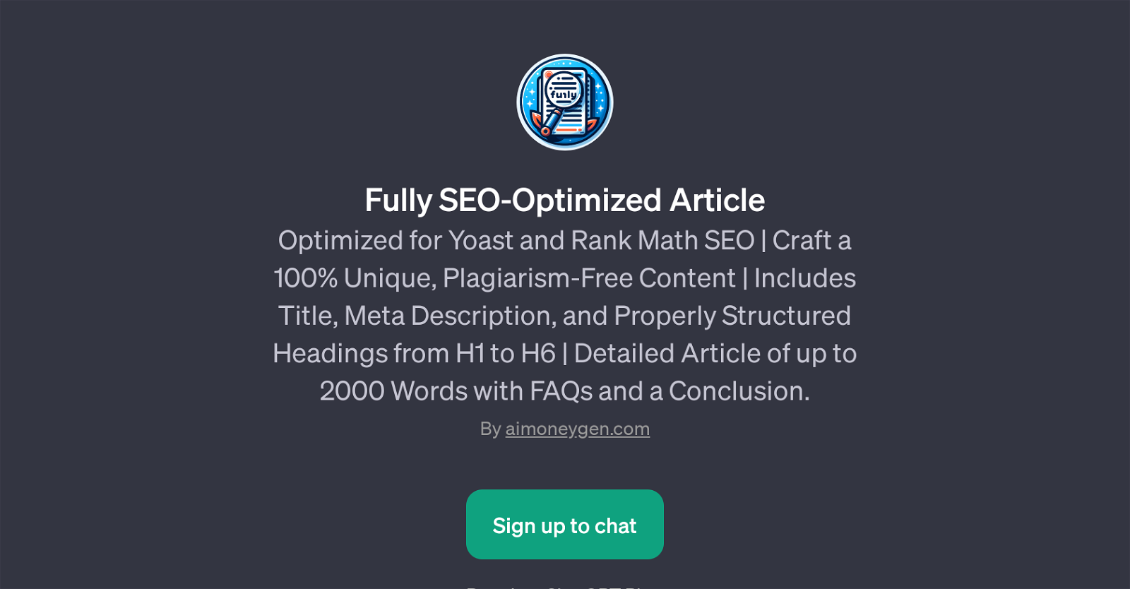 Fully SEO-Optimized Article website