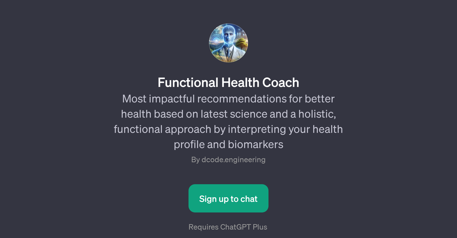 Functional Health Coach website