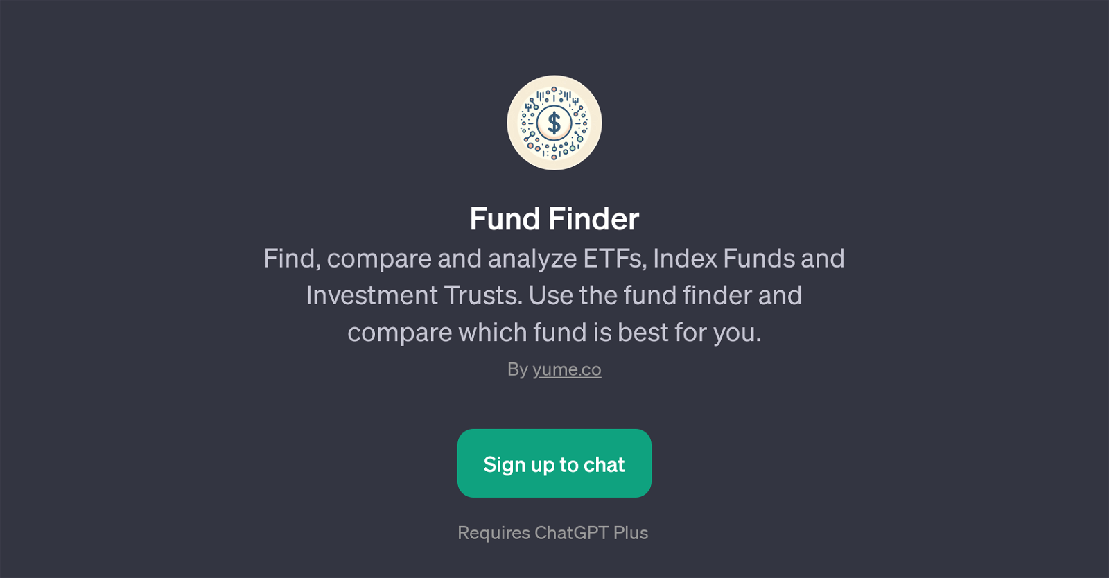 Fund Finder website