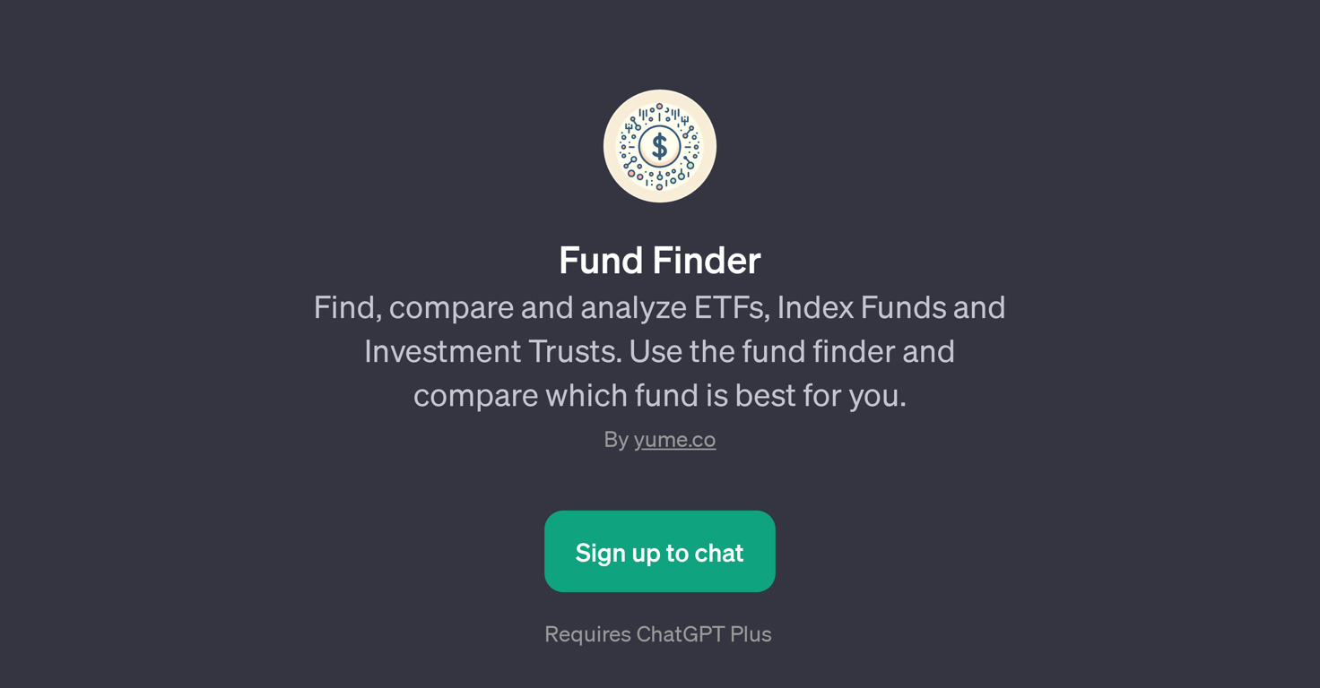 Fund Finder website