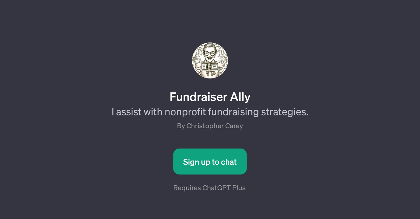 Fundraiser Ally website