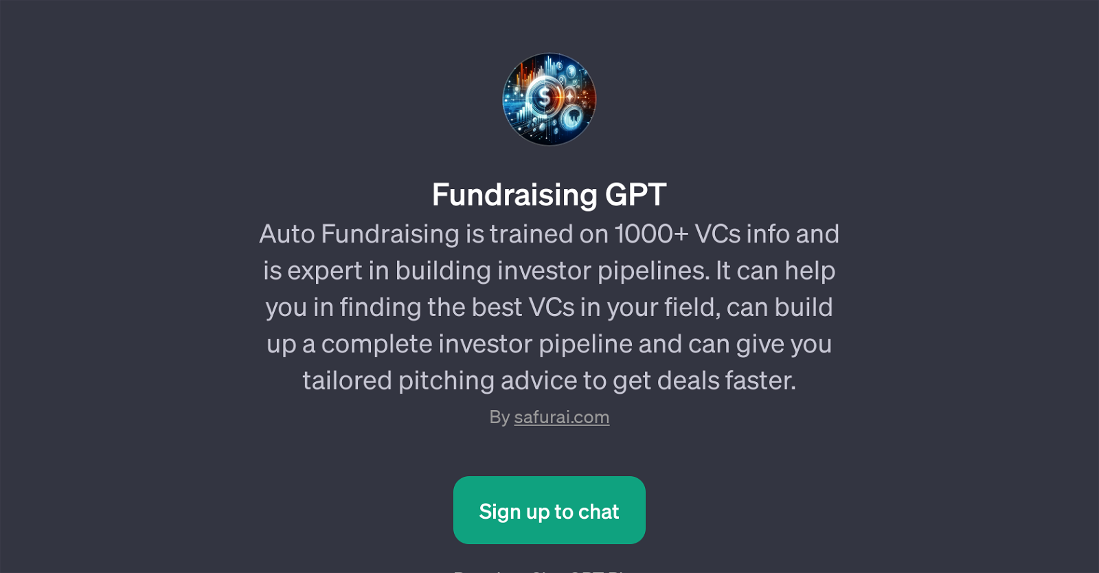 Fundraising GPT website