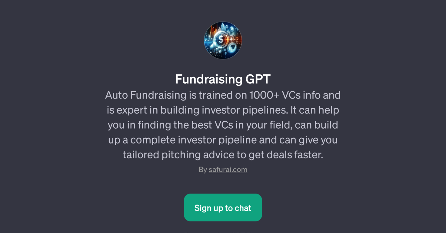 Fundraising GPT website