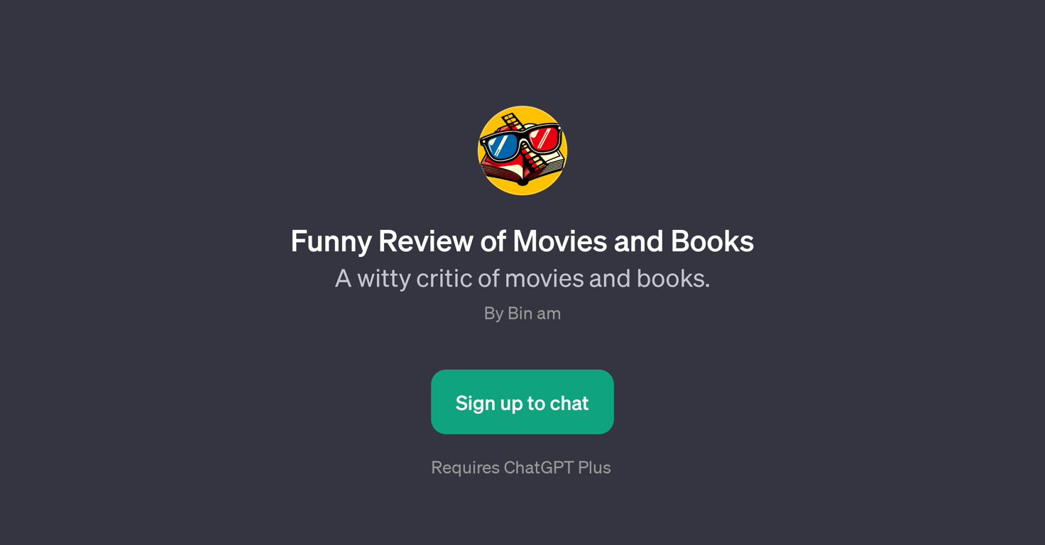 Funny Review of Movies and Books website