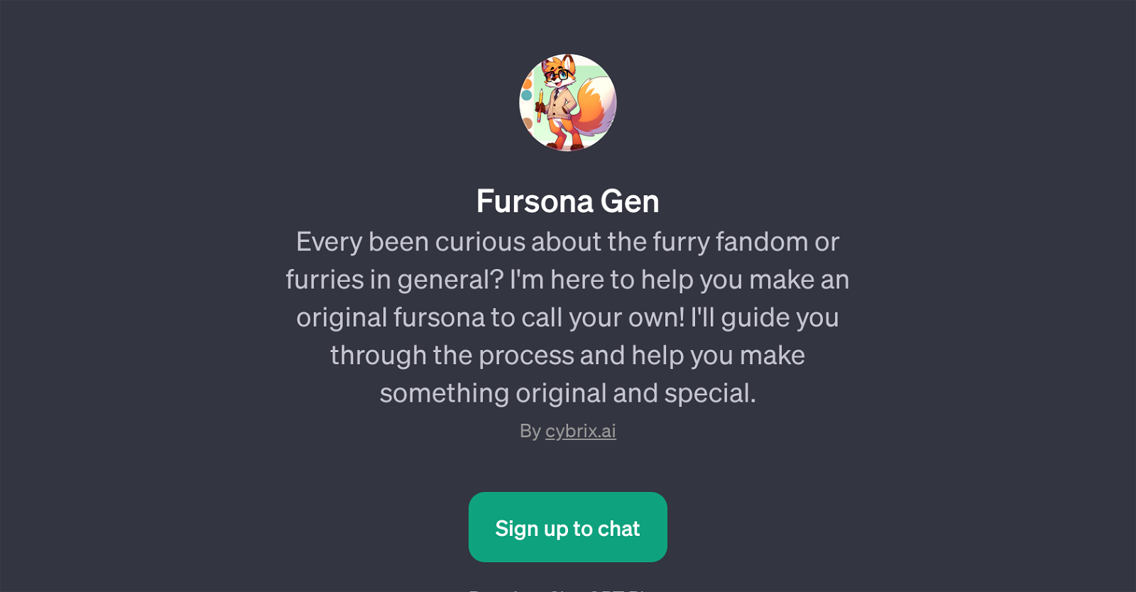 Fursona Gen website