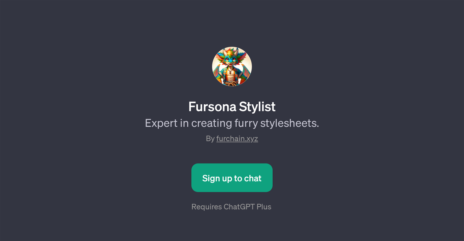 Fursona Stylist website