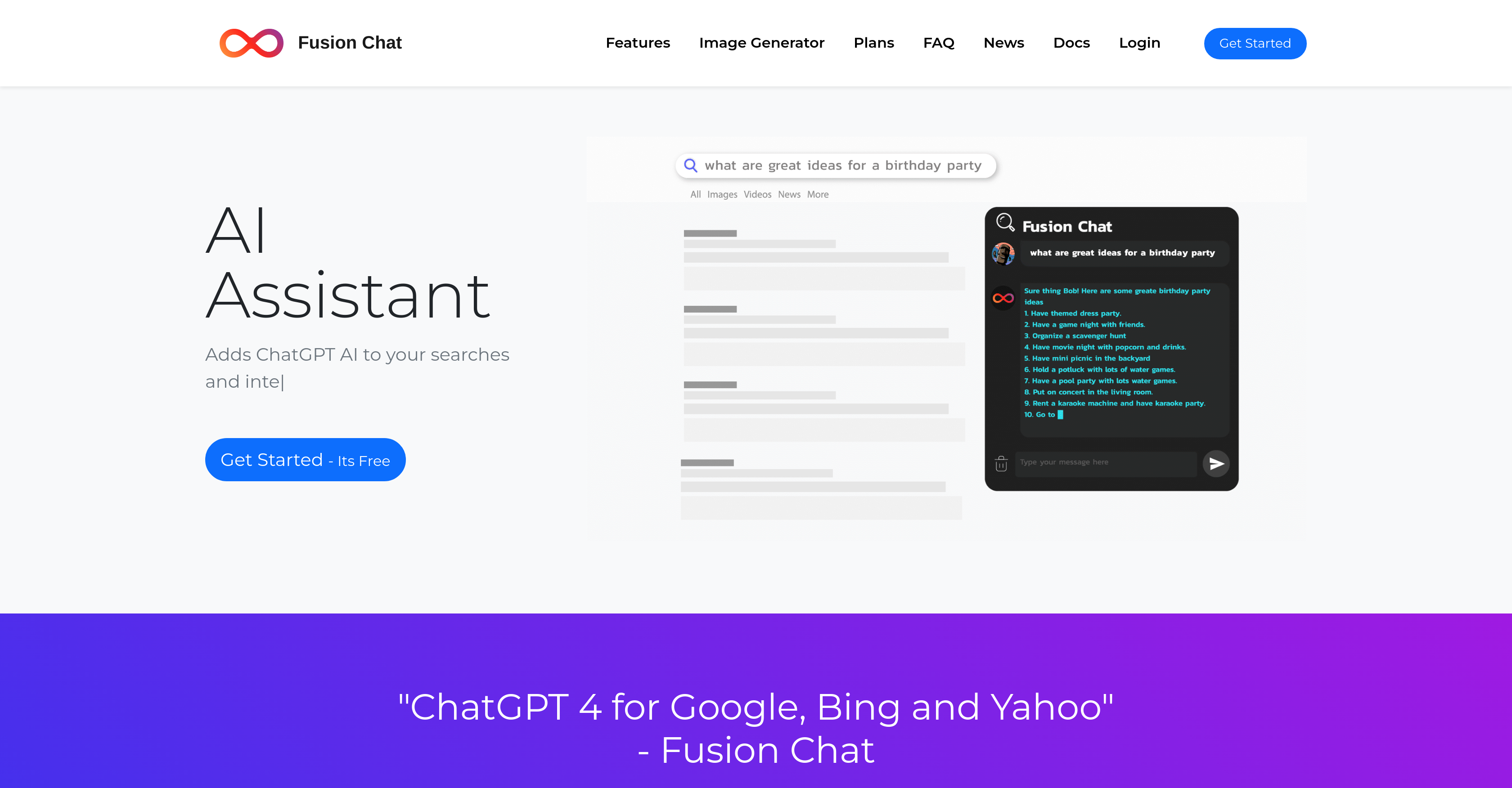 Fusion Chat preview