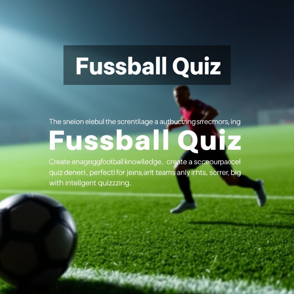 Fussball Quiz website