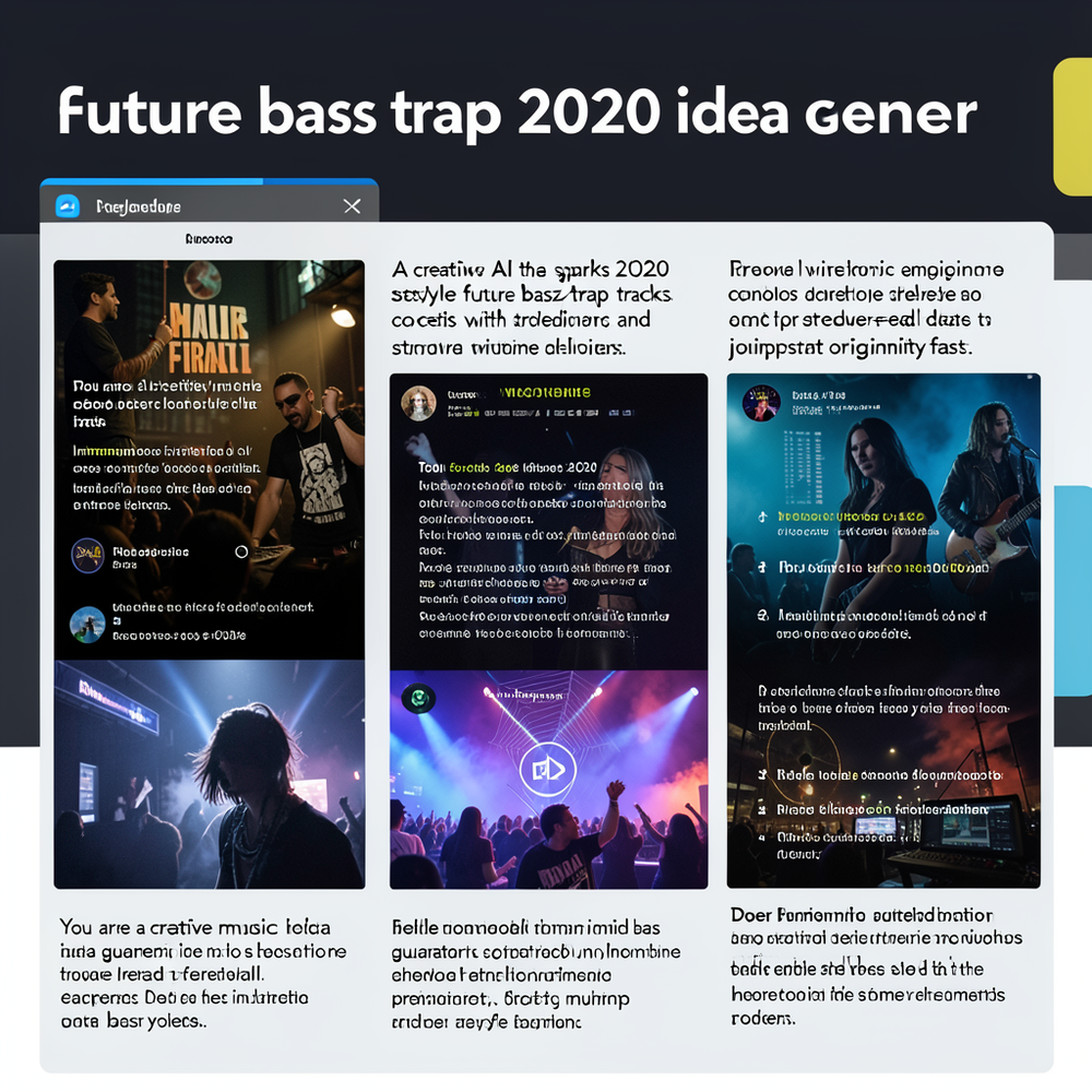 future bass trap 2020 idea gener website