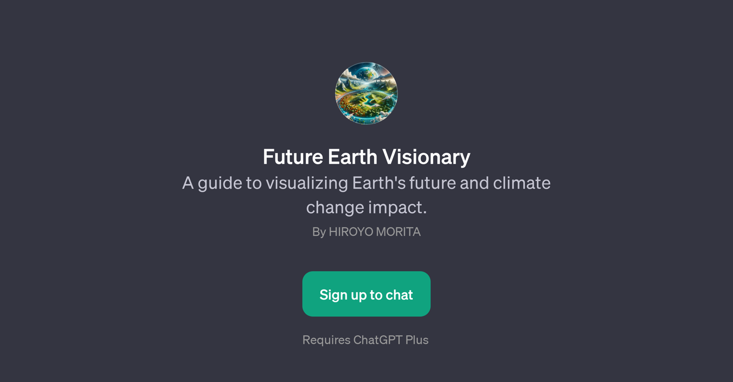 Future Earth Visionary website