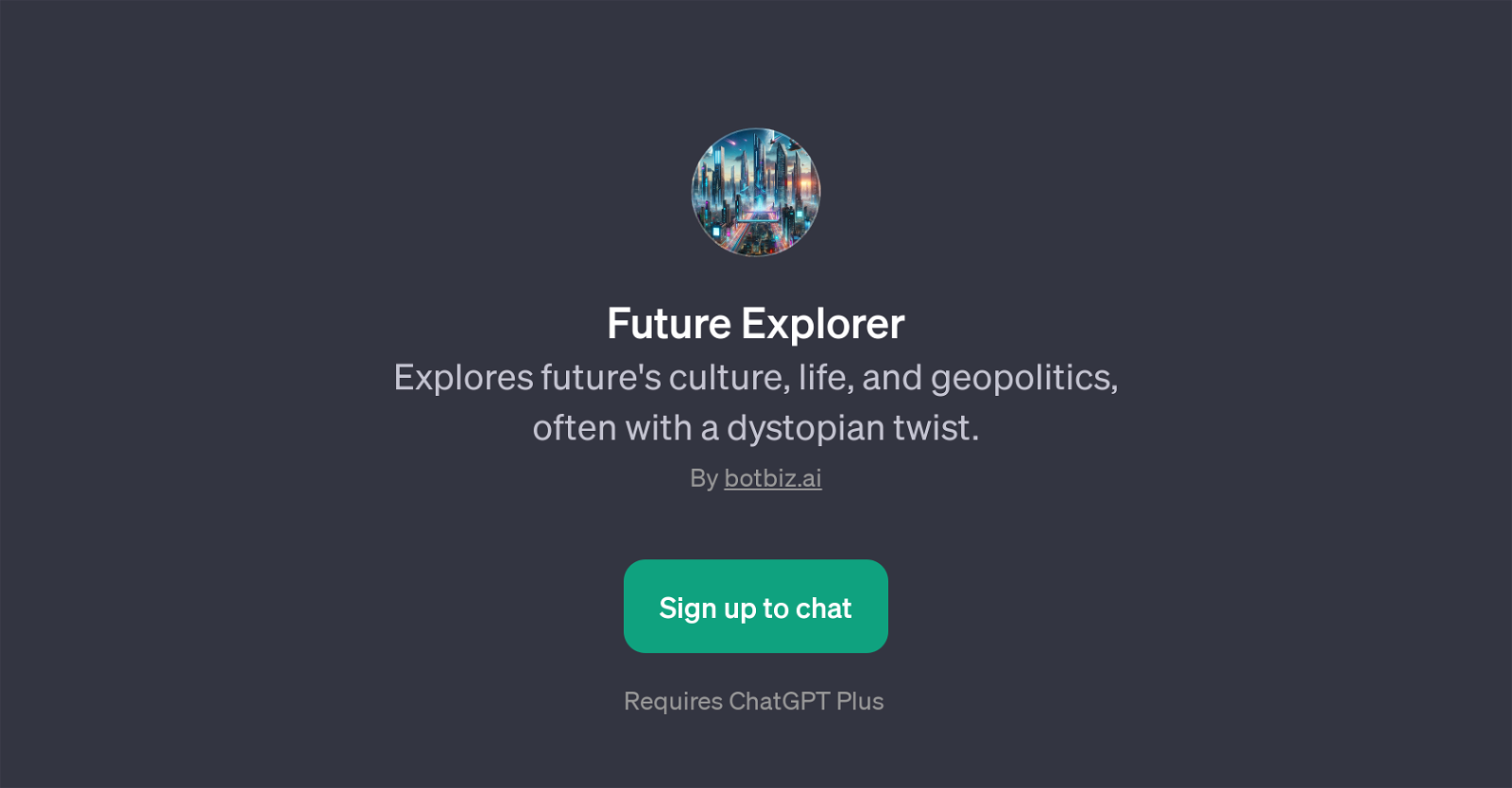 Future Explorer website
