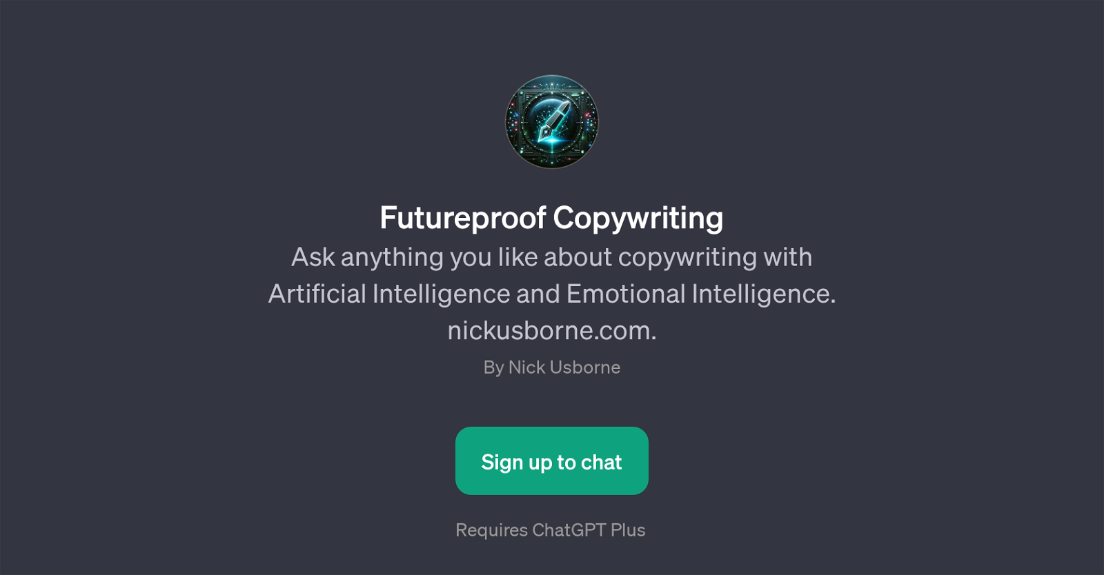 Futureproof Copywriting website