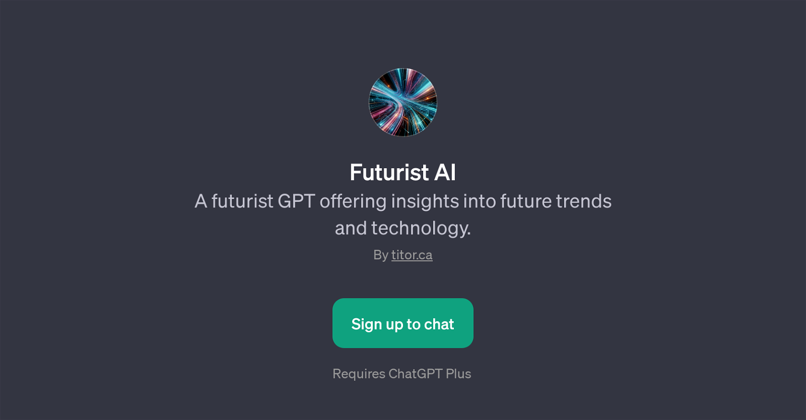 Futurist AI website