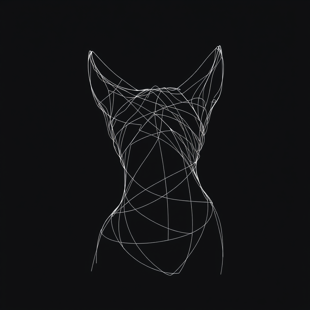 Futuristic Line-Form Identity website