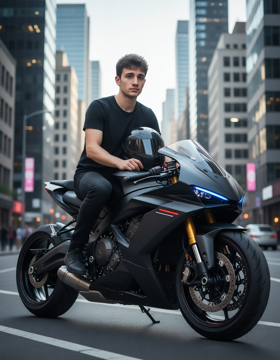 Futuristic Urban Rider website